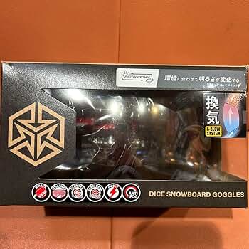 新品 ゴーグル DICE ダイス BANK 換気 調光 偏光レンズ DICE 【早期予約】2026 限定モデル ダイス BANK バンク